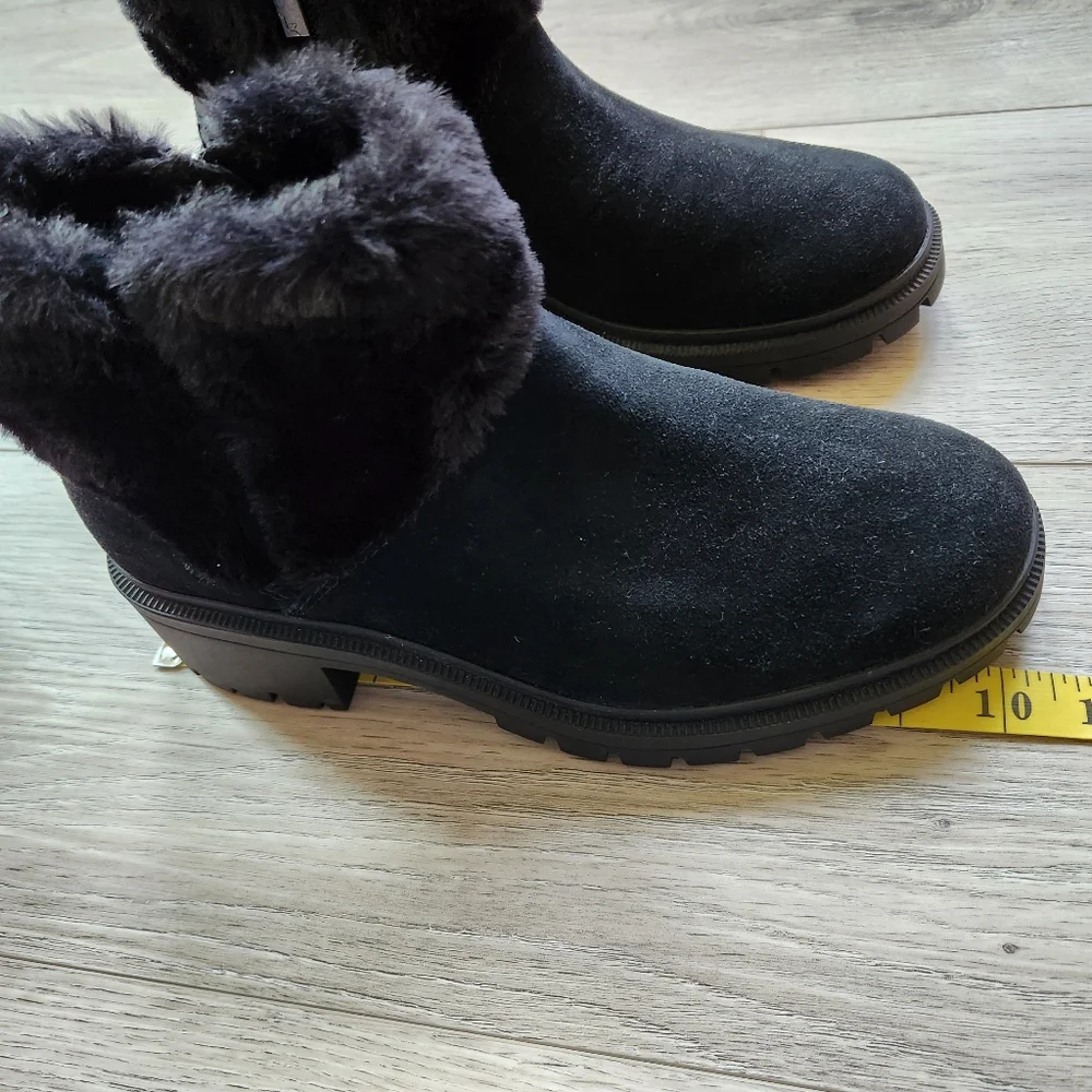 Koolabura by Ugg Berea Fuzz Ankle Boots Womens 7 Faux Fur Winter Nwot - Picture 13 of 13